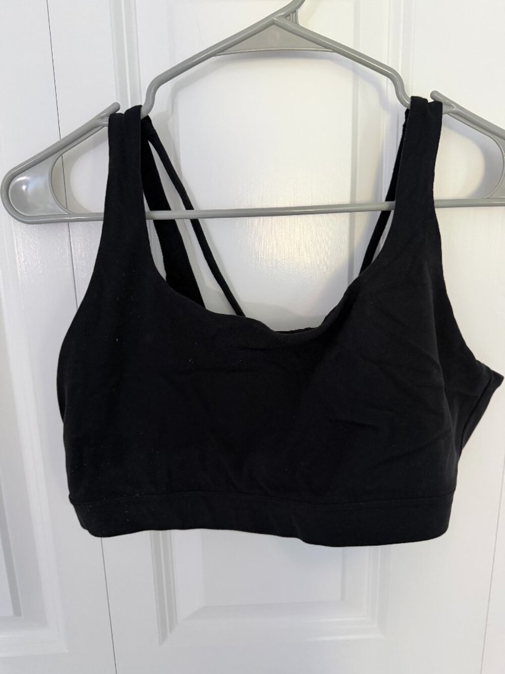 Athleta Exhale Sports Bra - Large - Black